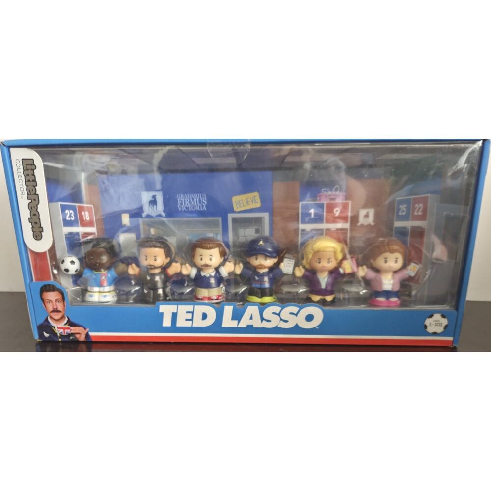 New Fisher-Price Little People Collector Ted Lasso Special Edition Figure Set